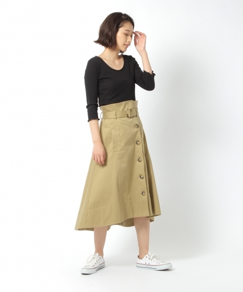 laboratory work（ラボラトリーワーク）の「ラメテレコインナー（Tシャツ/カットソー・レディース・ホワイト/ブラック/杢グレー/サックスブルー・MEDIUM）」の15枚目の写真