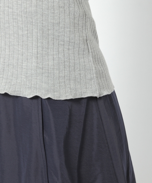 laboratory work（ラボラトリーワーク）の「ラメテレコインナー（Tシャツ/カットソー・レディース・ホワイト/ブラック/杢グレー/サックスブルー・MEDIUM）」の9枚目の写真