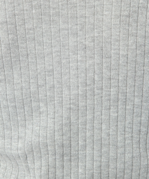 laboratory work（ラボラトリーワーク）の「ラメテレコインナー（Tシャツ/カットソー・レディース・ホワイト/ブラック/杢グレー/サックスブルー・MEDIUM）」の7枚目の写真