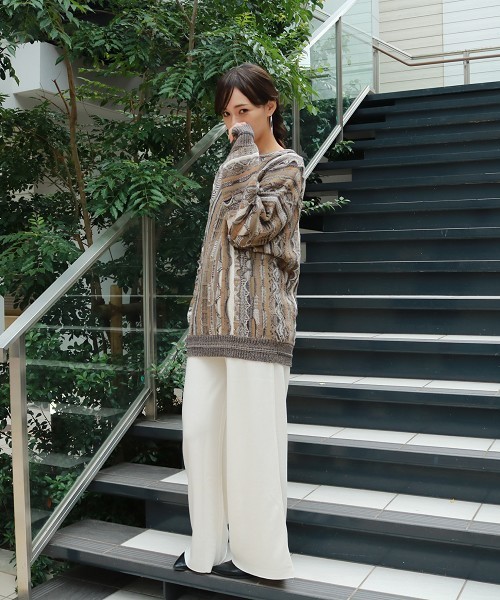 TODAYFUL（トゥデイフル）の「ワイドスエットパンツ（その他パンツ・レディース・ホワイト/グレー・36inch/38inch）」の15枚目の写真