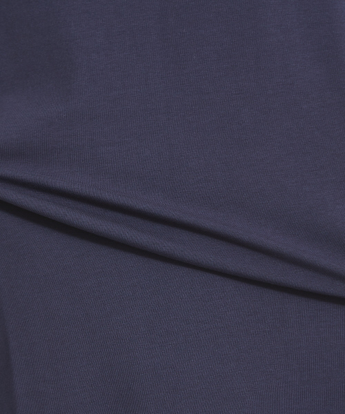 ABAHOUSE（アバハウス）の「【ノンストレス】圧着クルーネックトリムTシャツ（Tシャツ/カットソー・メンズ・ホワイト/ネイビー/イエロー・44/46/48）」の17枚目の写真