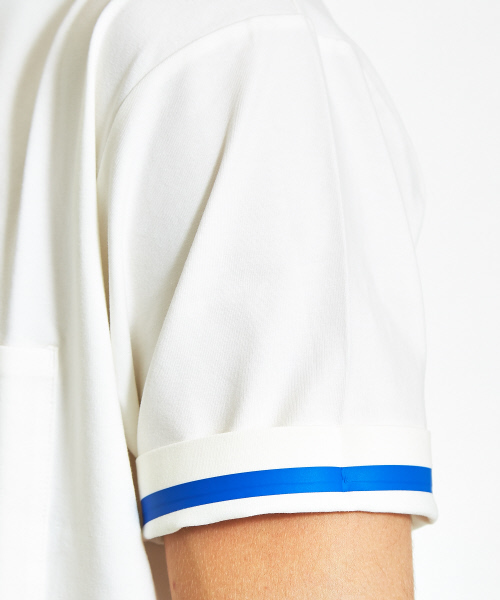 ABAHOUSE（アバハウス）の「【ノンストレス】カラースキーム圧着Tシャツ（Tシャツ/カットソー・メンズ・ホワイト/イエロー/エメラルド・44/46/48）」の12枚目の写真