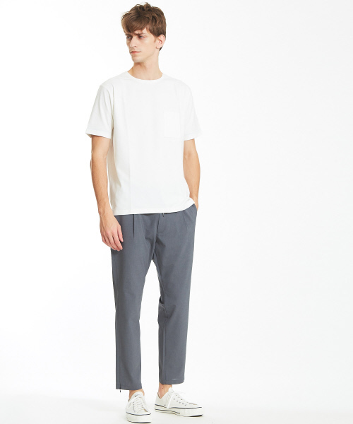 ABAHOUSE（アバハウス）の「【ノンストレス】カラースキーム圧着Tシャツ（Tシャツ/カットソー・メンズ・ホワイト/イエロー/エメラルド・44/46/48）」の13枚目の写真