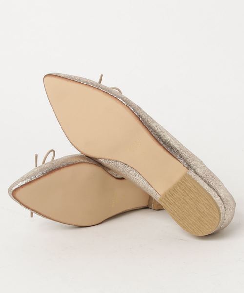 LE TALON（ルタロン）の「ポインテッドバレエ（バレエシューズ・レディース・ゴールド・22cm/22.5cm/23cm/23.5cm/24cm/24.5cm/25cm/25.5cm）」の3枚目の写真