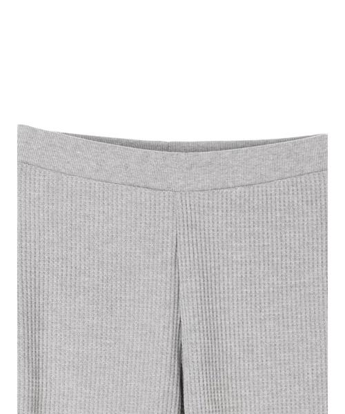 Editt by YECCA VECCA（エディットバイイェッカヴェッカ）の「サーマルパンツ（その他パンツ・レディース・杢グレー/チャコールグレー・FREE）」の6枚目の写真