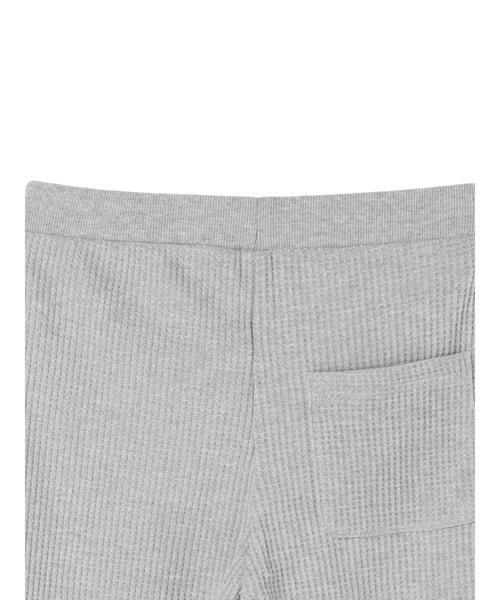 Editt by YECCA VECCA（エディットバイイェッカヴェッカ）の「サーマルパンツ（その他パンツ・レディース・杢グレー/チャコールグレー・FREE）」の9枚目の写真