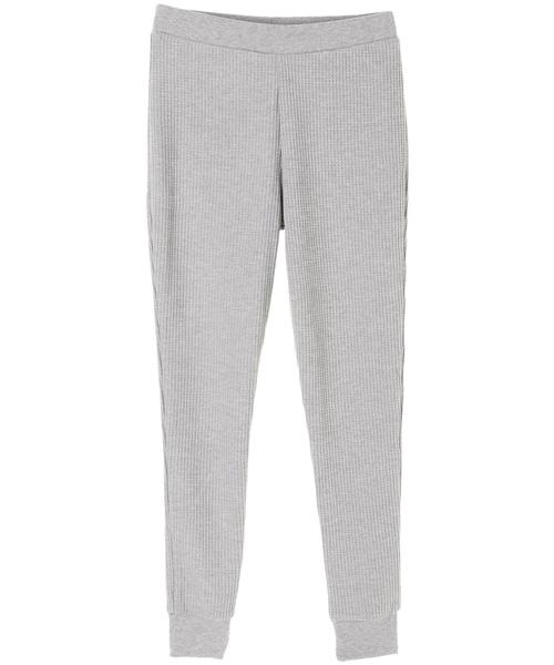 Editt by YECCA VECCA（エディットバイイェッカヴェッカ）の「サーマルパンツ（その他パンツ・レディース・杢グレー/チャコールグレー・FREE）」の3枚目の写真