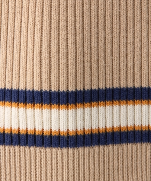 GLOBAL WORK（グローバルワーク）の「カシミヤコンVニットベスト/804080（ベスト・メンズ・ネイビー/ライトベージュ・MEDIUM/LARGE）」の12枚目の写真