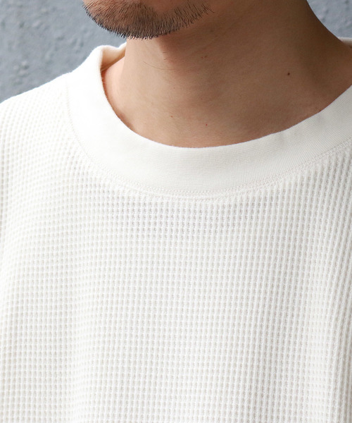 Confirm（コンファーム）の「Confirm / コンファーム ロングアームワッフルプルオーバー（Tシャツ/カットソー・メンズ・ブラック/ホワイト/グレー・L/M）」の20枚目の写真
