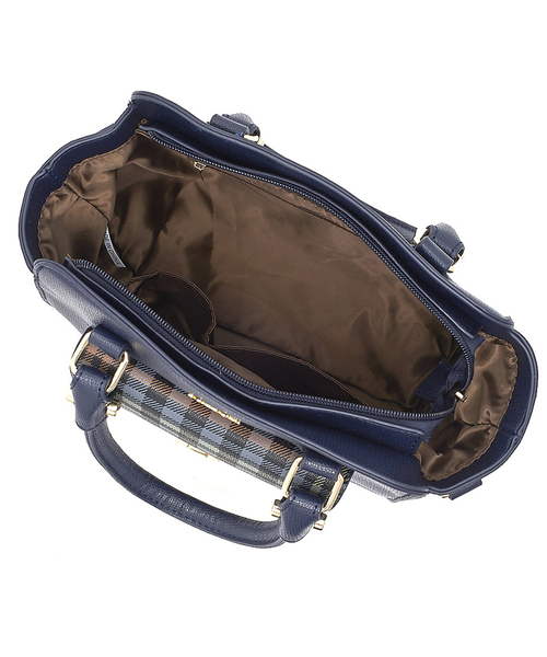 dazzlin（ダズリン）の「【dazzlin】チェックハンドBAG（ハンドバッグ・レディース・ブラック/ネイビー/ベージュ系その他・FREE）」の10枚目の写真