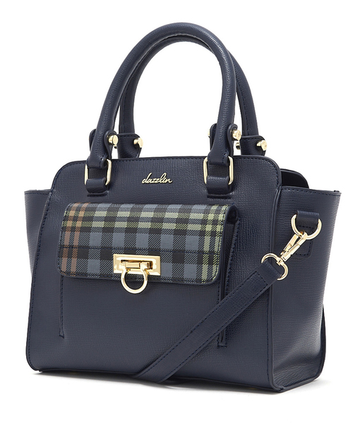 dazzlin（ダズリン）の「【dazzlin】チェックハンドBAG（ハンドバッグ・レディース・ブラック/ネイビー/ベージュ系その他・FREE）」の13枚目の写真