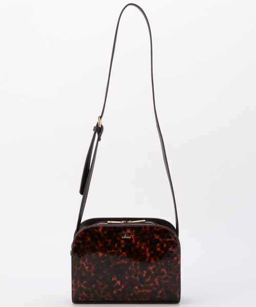 archives（アルシーヴ）の「ハーフラウンドショルダーバッグ（ショルダーバッグ・レディース・ブラック/ブラウン・MEDIUM）」の2枚目の写真