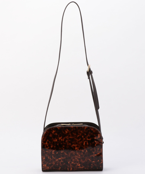 archives（アルシーヴ）の「ハーフラウンドショルダーバッグ（ショルダーバッグ・レディース・ブラック/ブラウン・MEDIUM）」の3枚目の写真