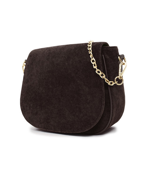 Pierrot（ピエロ）の「フラップデザインチェーンショルダーバック（ショルダーバッグ・レディース・ブラック/ブラウン/ワイン・FREE）」の2枚目の写真