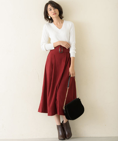 Pierrot（ピエロ）の「フラップデザインチェーンショルダーバック（ショルダーバッグ・レディース・ブラック/ブラウン/ワイン・FREE）」の12枚目の写真