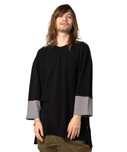 glamb(グラム)の「【glamb】Moss big CS(Tシャツ/カットソー・メンズ・ブラック/グレー・0/1/2/3/4)」の6枚目の写真