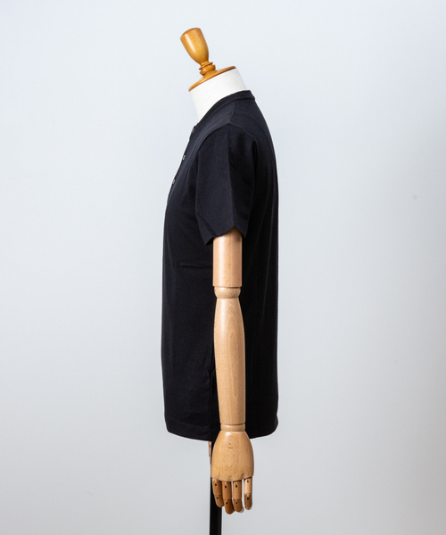 DESIGNWORKS（デザインワークス）の「ヘンリーネックＴシャツ（Tシャツ/カットソー・メンズ・ホワイト/ブラック/グリーン系その他・46/48/50）」の6枚目の写真