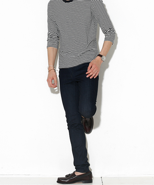 NANO universe(ナノユニバース)の「Lee(リー)/ Jeggers Ⅱ Skinny(デニムパンツ・メンズ・インディゴブルー・MEDIUM/LARGE/X-SMALL/SMALL)」の1枚目の写真