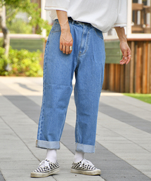 kutir | ワイドクロップドストレートデニムパンツ(デニムパンツ)