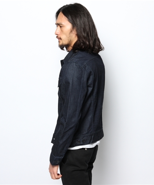 NANO universe（ナノユニバース）の「Lee/Jeggers Ⅱ 101J Jacket （デニムジャケット・メンズ・インディゴブルー・LARGE/SMALL/MEDIUM）」の3枚目の写真