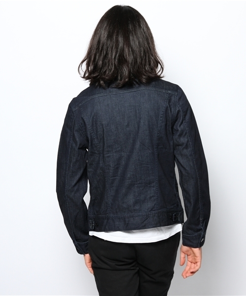 NANO universe（ナノユニバース）の「Lee/Jeggers Ⅱ 101J Jacket （デニムジャケット・メンズ・インディゴブルー・LARGE/SMALL/MEDIUM）」の4枚目の写真