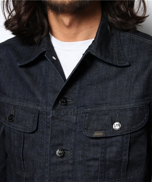 NANO universe（ナノユニバース）の「Lee/Jeggers Ⅱ 101J Jacket （デニムジャケット・メンズ・インディゴブルー・LARGE/SMALL/MEDIUM）」の6枚目の写真