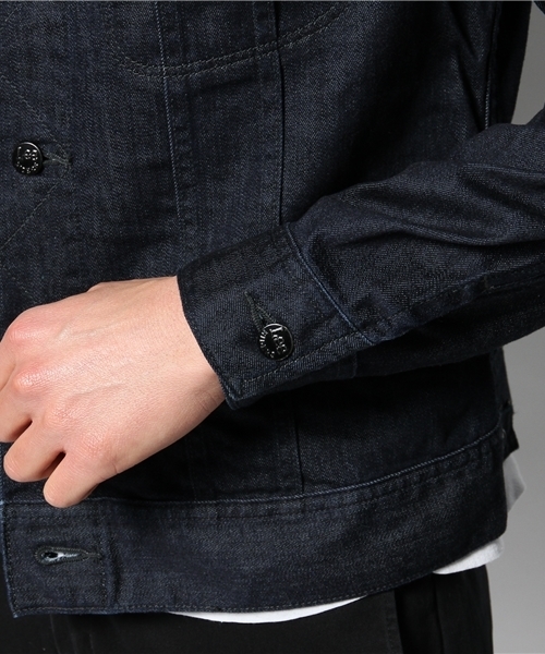 NANO universe（ナノユニバース）の「Lee/Jeggers Ⅱ 101J Jacket （デニムジャケット・メンズ・インディゴブルー・LARGE/SMALL/MEDIUM）」の7枚目の写真