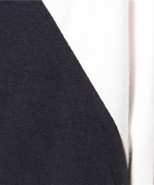 BEAMS BOY（ビームスボーイ）の「○BEAMS BOY / ポケット付き ラグラン ワンピース **（ワンピース・レディース・グレー/ネイビー・ONE SIZE）」の4枚目の写真