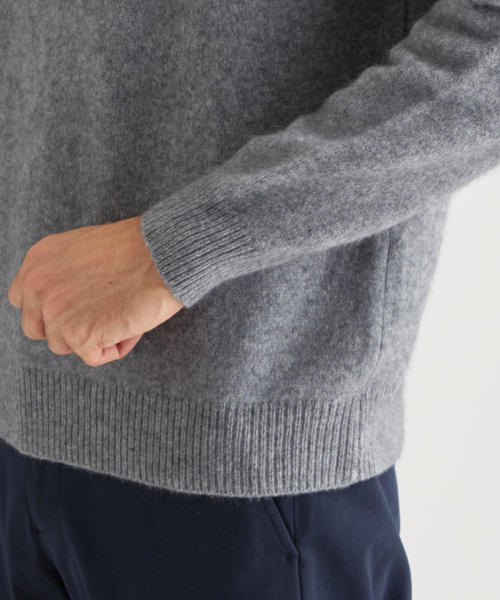 green label relaxing（グリーンレーベルリラクシング）の「SC ハミルトン/RCN ラグラン クルーネック ニット（ニット/セーター・メンズ・ダークブラウン/グレー/ワインレッド/コバルトブルー/パープル/オリーブ・L/S/M）」の16枚目の写真