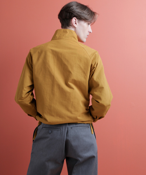 EMMA CLOTHES（エマクローズ）の「ソリッド/チェック ショートレンジ ダブルポケット ハリントンジャケット(スイングトップブルゾン)（ブルゾン・メンズ・ベージュ/キャメル/オリーブ/ブラック/ベージュ系その他/グレー系その他・M/L）」の16枚目の写真