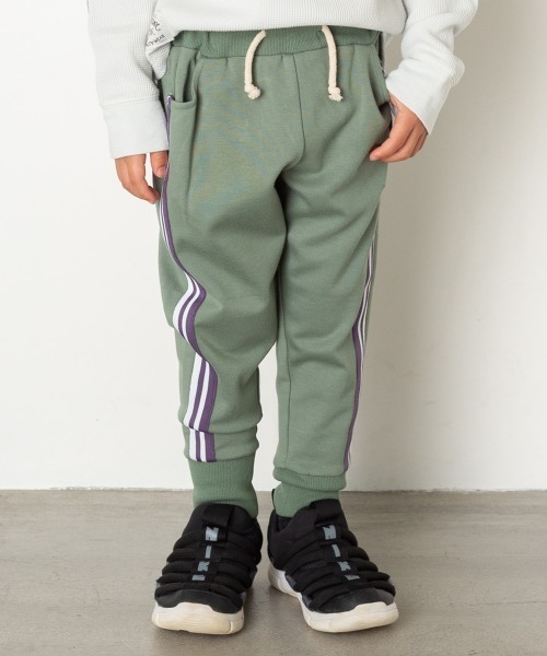 MAKE YOUR DAY（メイクユアデイ）の「【リンクコーデ】ジャージサルエルパンツ■80～140cm（その他パンツ・キッズ・カーキ/グレー/ブラック・110/120/130/140/90/100）」の3枚目の写真