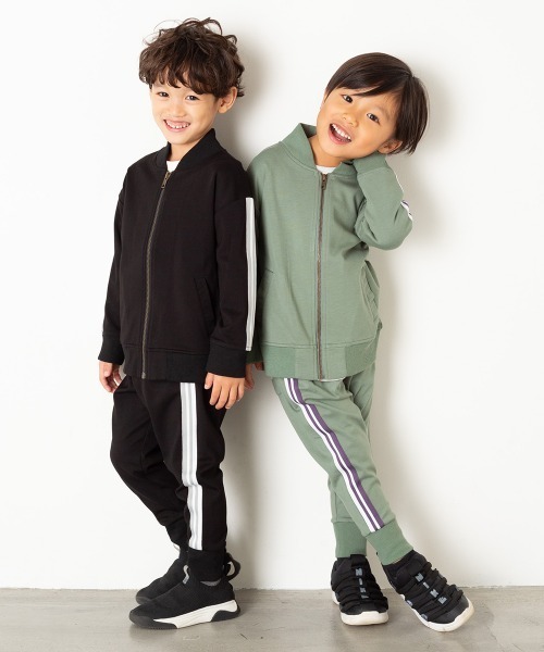 MAKE YOUR DAY（メイクユアデイ）の「【リンクコーデ】ジャージサルエルパンツ■80～140cm（その他パンツ・キッズ・カーキ/グレー/ブラック・110/120/130/140/90/100）」の20枚目の写真