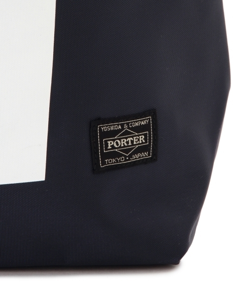 WHITE MOUNTAINEERING（ホワイトマウンテニアリング）の「White Mountaineering×PORTER 14AW LOGO TOTE（トートバッグ・メンズ・ネイビー・ONE SIZE）」の17枚目の写真