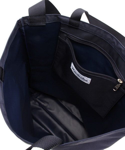WHITE MOUNTAINEERING（ホワイトマウンテニアリング）の「White Mountaineering×PORTER 14AW LOGO TOTE（トートバッグ・メンズ・ネイビー・ONE SIZE）」の9枚目の写真