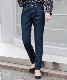 Munich | ウォッシュ10.5ozハイブリッドデニム　スリムテーパードパンツ(デニムパンツ)