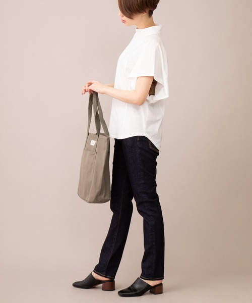 Munich（ミューニック）の「ウォッシュ10.5ozハイブリッドデニム　スリムテーパードパンツ（デニムパンツ・レディース・ブラック/インディゴブルー・XXS/XS/S/M）」の7枚目の写真