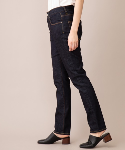 Munich（ミューニック）の「ウォッシュ10.5ozハイブリッドデニム　スリムテーパードパンツ（デニムパンツ・レディース・ブラック/インディゴブルー・XXS/XS/S/M）」の12枚目の写真