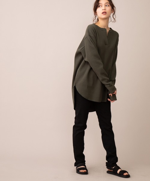 Munich（ミューニック）の「ウォッシュ10.5ozハイブリッドデニム　スリムテーパードパンツ（デニムパンツ・レディース・ブラック/インディゴブルー・XXS/XS/S/M）」の21枚目の写真