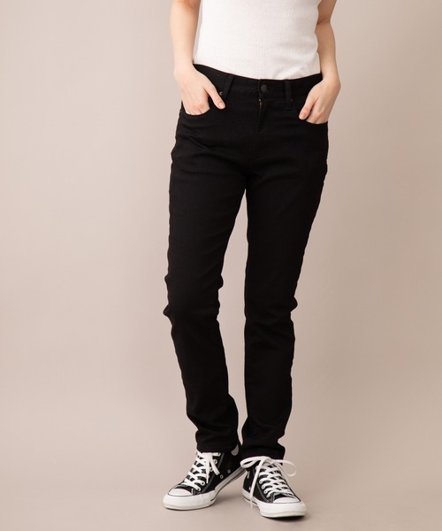 Munich（ミューニック）の「ウォッシュ10.5ozハイブリッドデニム　スリムテーパードパンツ（デニムパンツ・レディース・ブラック/インディゴブルー・XXS/XS/S/M）」の22枚目の写真