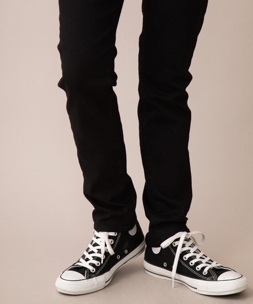 Munich（ミューニック）の「ウォッシュ10.5ozハイブリッドデニム　スリムテーパードパンツ（デニムパンツ・レディース・ブラック/インディゴブルー・XXS/XS/S/M）」の6枚目の写真