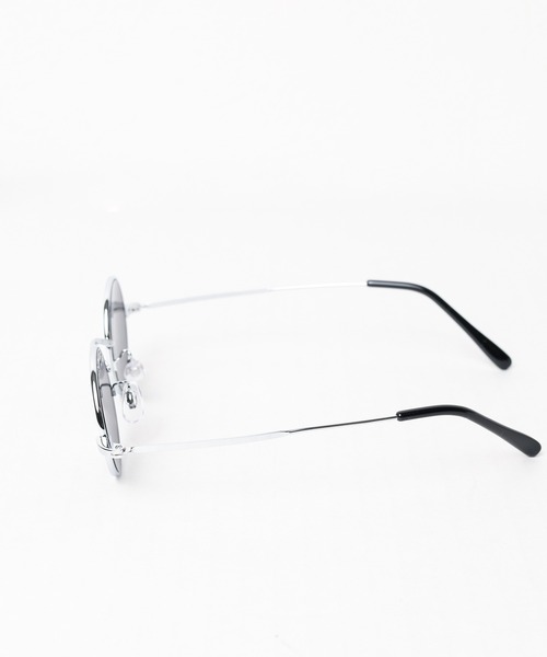 B.I.D.（ビーアイディー）の「《ラウンドデザイン》サングラス（メガネ・レディース・シルバー/ゴールド/その他2/その他1・FREE）」の9枚目の写真