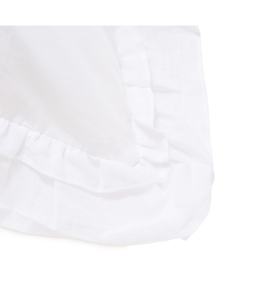 Francfranc（フランフラン）の「パッフル まくらカバー 700×500 ホワイト（寝具・レディース・ホワイト・FREE）」の3枚目の写真