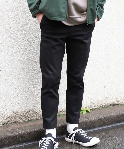 LAKOLE（ラコレ）の「USAチノイージーパンツ / LAKOLE（チノパンツ・メンズ・ブラック/ベージュ/ライトグリーン/アイボリー・SMALL/MEDIUM/LARGE）」の2枚目の写真