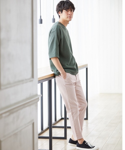 LAKOLE（ラコレ）の「USAチノイージーパンツ / LAKOLE（チノパンツ・メンズ・ブラック/ベージュ/ライトグリーン/アイボリー・SMALL/MEDIUM/LARGE）」の22枚目の写真