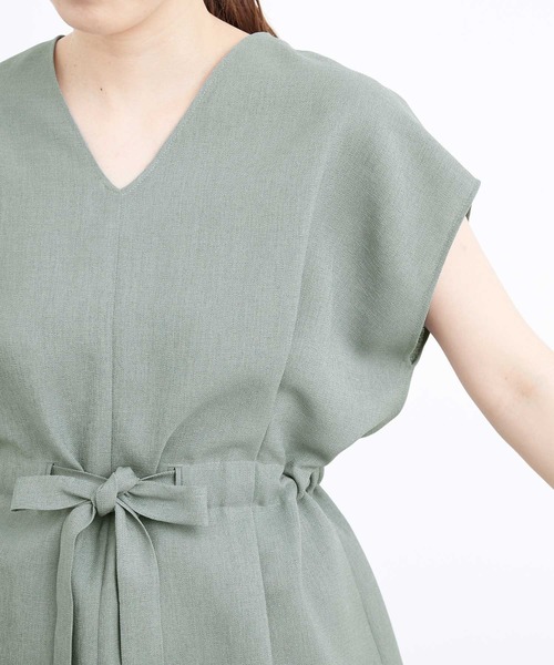 ADAM ET ROPE'（アダムエロペ）の「オックスウエストマークブラウス（シャツ/ブラウス・レディース・ライトグレー/ピンク/グリーン・FREE）」の20枚目の写真