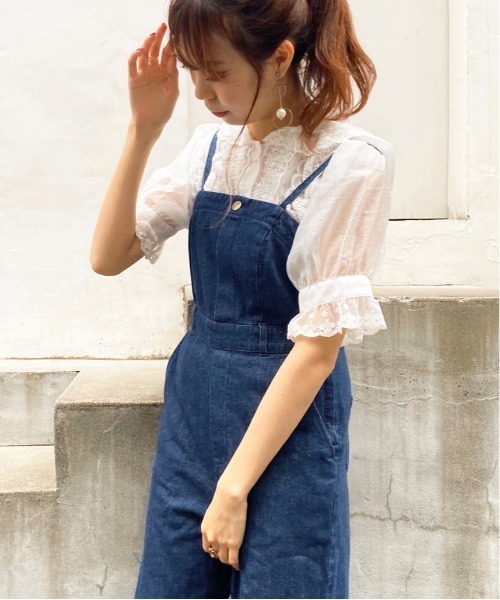 apres jour(アプレジュール)の「アソートサロぺ【ZOZOTOWN限定アイテム】【5AP】(サロペット/オーバーオール・レディース・ライトブルー/オフホワイト/インディゴブルー・SMALL/MEDIUM)」の18枚目の写真