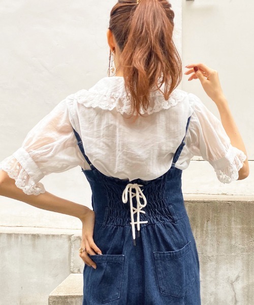 apres jour(アプレジュール)の「アソートサロぺ【ZOZOTOWN限定アイテム】【5AP】(サロペット/オーバーオール・レディース・ライトブルー/オフホワイト/インディゴブルー・SMALL/MEDIUM)」の21枚目の写真