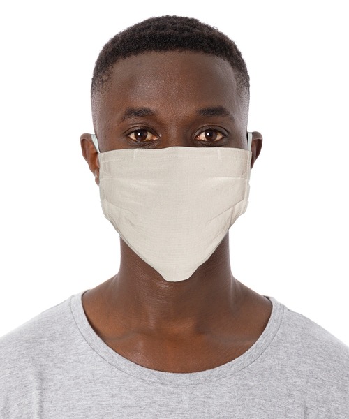DAILY STANDARD by SANDINISTA（デイリースタンダードバイサンディニスタ）の「Daily Gauze Mask / ダブルガーゼマスク（マスク・メンズ・ブラック/ナチュラル/ネイビー/オリーブ・MEDIUM/LARGE/SMALL）」の8枚目の写真