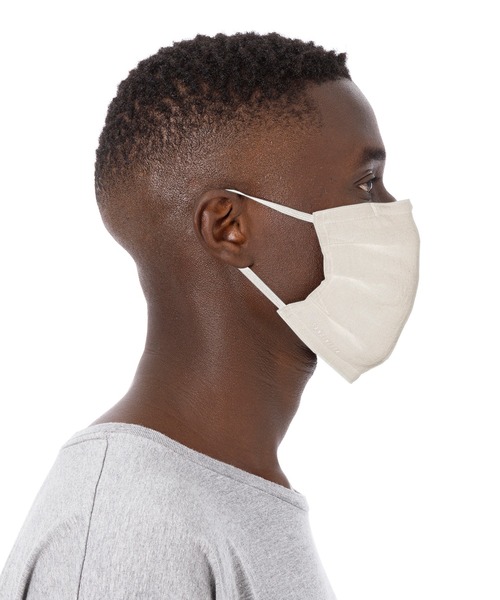 DAILY STANDARD by SANDINISTA（デイリースタンダードバイサンディニスタ）の「Daily Gauze Mask / ダブルガーゼマスク（マスク・メンズ・ブラック/ナチュラル/ネイビー/オリーブ・MEDIUM/LARGE/SMALL）」の10枚目の写真
