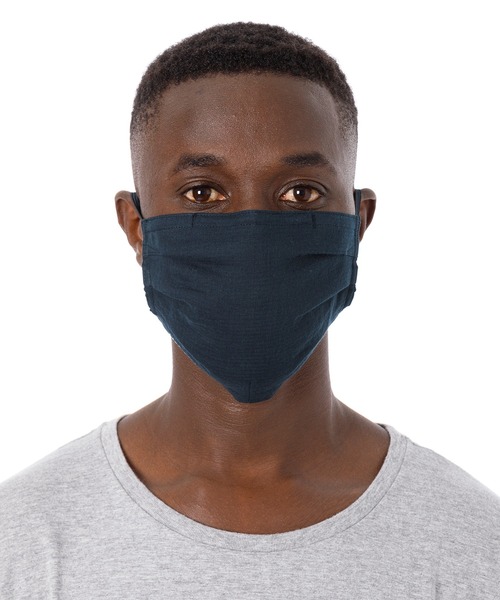 DAILY STANDARD by SANDINISTA（デイリースタンダードバイサンディニスタ）の「Daily Gauze Mask / ダブルガーゼマスク（マスク・メンズ・ブラック/ナチュラル/ネイビー/オリーブ・MEDIUM/LARGE/SMALL）」の11枚目の写真